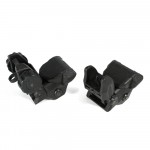 Tactical Polymer Flip up Front and Rear Sight BLACK